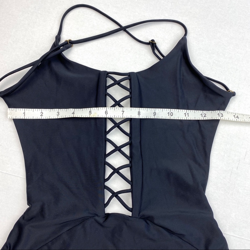 Ripcurl Criss-cross front Black One Piece Swimsuit - Picture 8 of 8